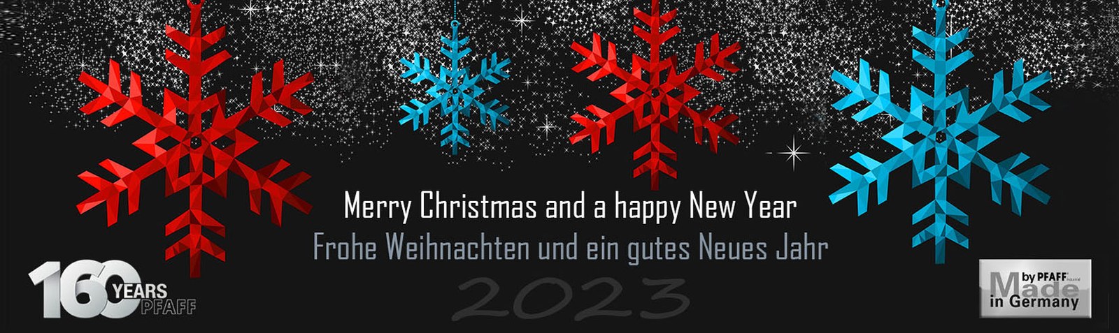 Frohe Weihnachten und ein gutes Neues Jahr